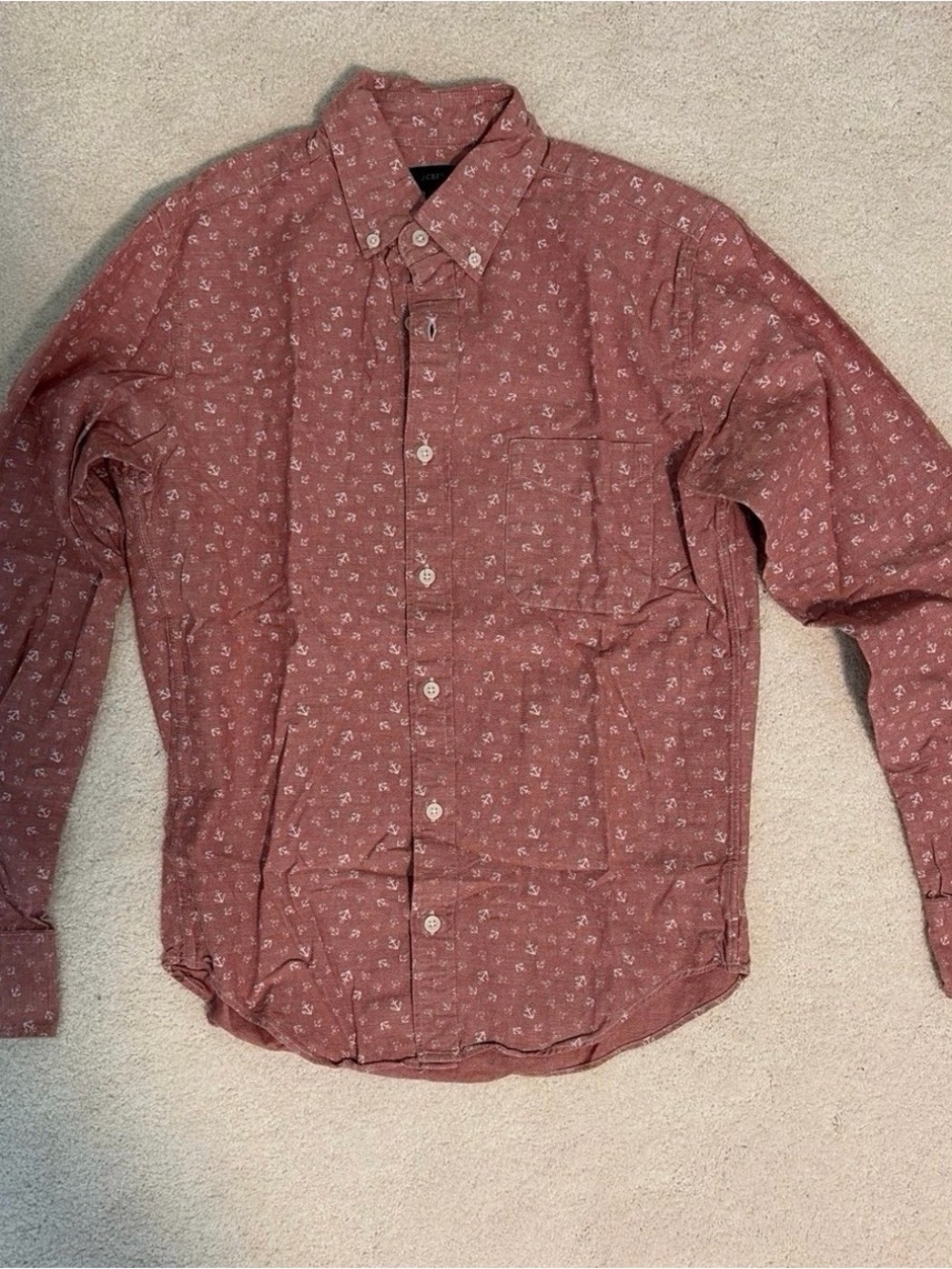 J.Crew Men's Long Sleeve Button-Down Shirt XS
